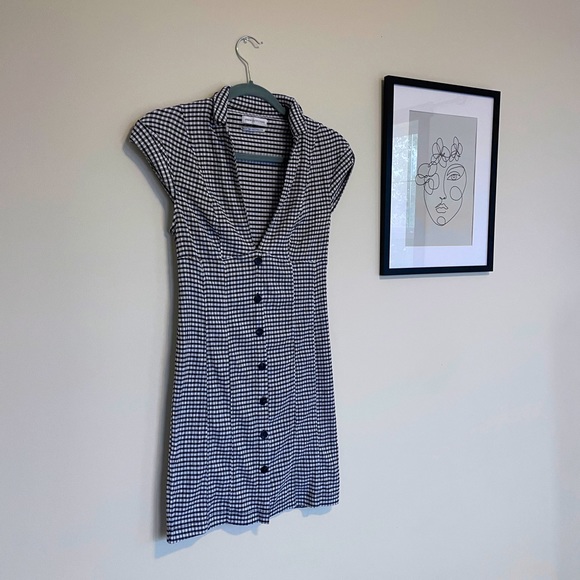 Gingham Mini Dress - Picture 1 of 3